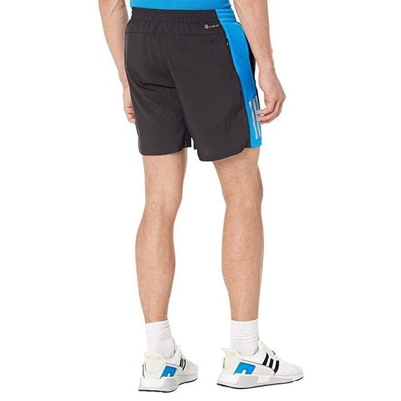 adidas HB7461 Men's Sz Small Black/Blue Own The Run 7" Running Shorts - Picture 10 of 10